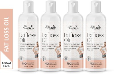 Laugha Fat loss Body Fitness oil Shaping Solution Shape Up Anti Cellulite Oil PACK OF 4(400 ml)