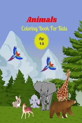 Animals Coloring Book For Kids Age 4-8(English, Paperback, Christian H.0xford)