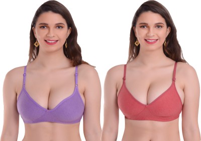 louise miryam non padded regukar bra Women T-Shirt Non Padded Bra(Multicolor)