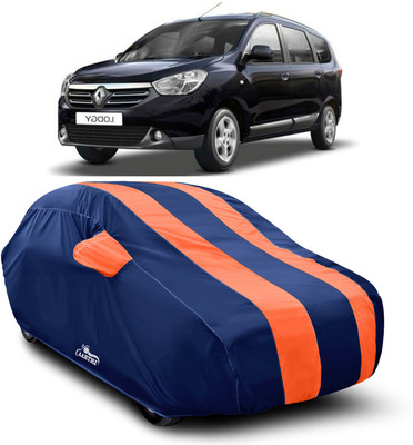 XAFO Car Cover For Renault Lodgy (With Mirror Pockets)(Orange)