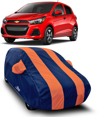 XAFO Car Cover For Chevrolet Spark (With Mirror Pockets)(Orange)