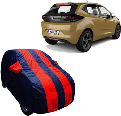 Autoinnovation Car Cover For Tata Altroz (With Mirror Pockets)(Blue, Red)