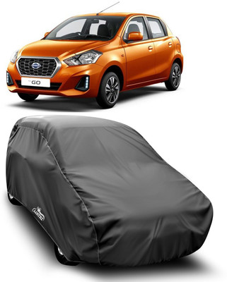 XAFO Car Cover For Datsun Go (With Mirror Pockets)(Grey)