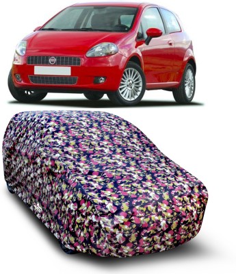 VITSOA Car Cover For Fiat Grande Punto (With Mirror Pockets)(Multicolor)