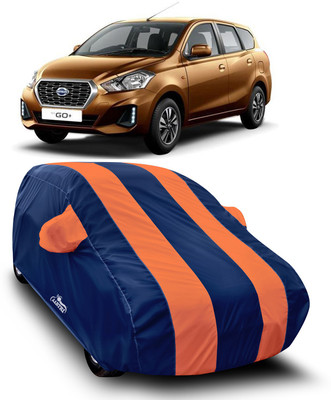 XAFO Car Cover For Datsun Go+ (With Mirror Pockets)(Orange)