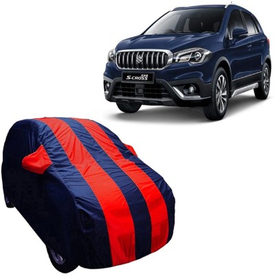 ABS AUTO TREND Car Cover For Maruti Suzuki S-Cross (With Mirror Pockets)(Blue, Red)