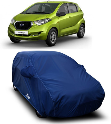 XAFO Car Cover For Datsun redi-GO (With Mirror Pockets)(Blue)