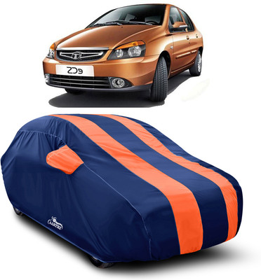 XAFO Car Cover For Tata Indigo CS (With Mirror Pockets)(Orange)