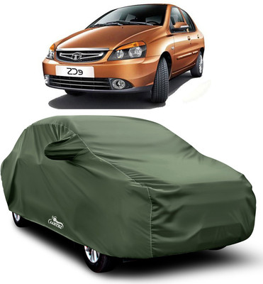 XAFO Car Cover For Tata Indigo CS (With Mirror Pockets)(Green)