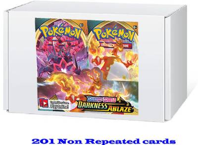 AncientKart Pokemon cards Sword and Shield Darkness Ablaze booster box  (Multicolor)
