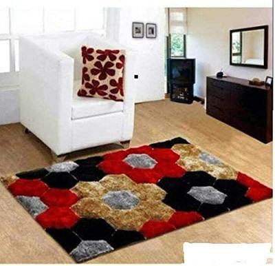 SPA Furnishing Multicolor Polyester Area Rug(3 ft,  X 5 ft, Rectangle)