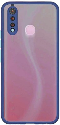 ASMANTIC Back Cover for Samsung Galaxy A50s Matte Smoke Case(Blue, Camera Bump Protector, Pack of: 1)