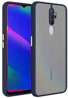 Instyle Back Cover for Oppo A9 2020, Oppo A5 2020 Matte Smoke Case(Blue, Camera Bump Protector, Pack of: 1)