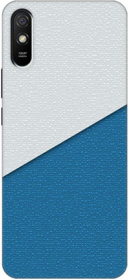 Caseroy Back Cover for Mi Redmi 9A(White, Blue, Silicon, Pack of: 1)