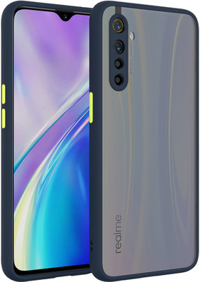 Lilliput Back Cover for Realme XT, Realme X2 Matte Smoke Case(Blue, Camera Bump Protector)