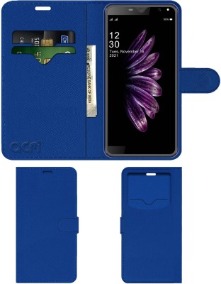 ACM Flip Cover for Ismart Bolt(Blue, Cases with Holder, Pack of: 1)