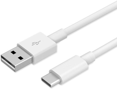 Accessories At Cost USB Type C Cable 18 A 1 m 3.1 Amp Fast Charging Cable USB Type C Cable (Support Fast Charging & Data Sync)(Compatible with Samsung Galaxy M31s / M31/ M21/ M30s / A50 / A31, White, One Cable)