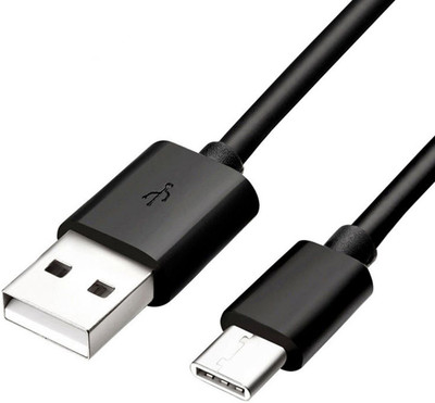 Accessories At Cost USB Type C Cable 18 A 1 m Fast Charging Cable USB Type C 3.1 Amp (Support Fast Charging & Data Sync)(Compatible with MotoG3 G4Plus G5sPlus One Power Nokia 6.1 5.1 8.1, White, One Cable)