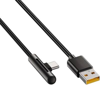 realme RMW2100 6.5 A 1 m USB Type C Cable  (Compatible with Smartphones, Tablets, Neckband, TWS, Power Banks, Black)