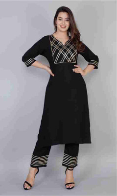 ALMADAD Women Kurti Pant Set