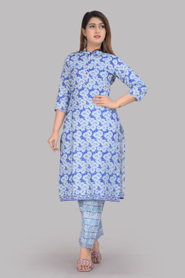 METAFAB Women Kurta Pant Set