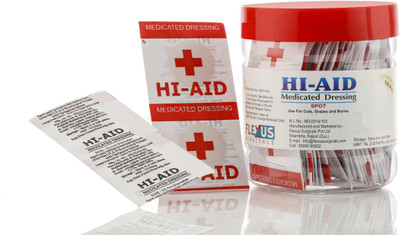 Hi-Aid first aid spot bandage First Aid Tape(Pack of 100)