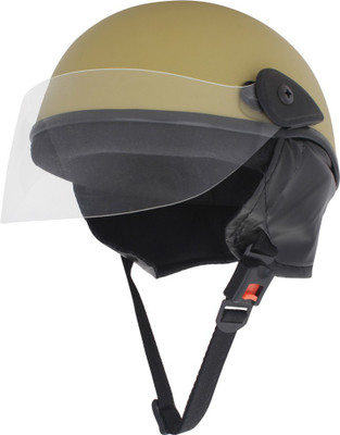 Sage Square Multi-Purpose Half Helmet Motorsports Helmet(DesertStorm Matte)