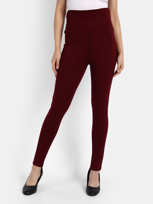 Broadstar Maroon Jegging(Solid)