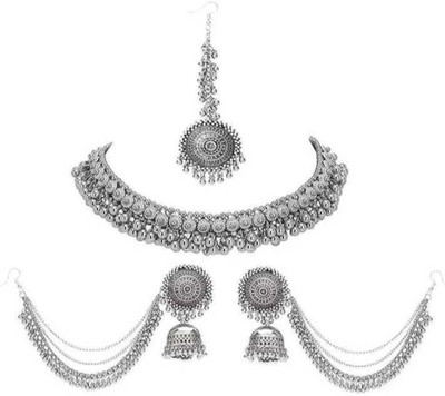 YUVAANSH COLLECTION Alloy Silver Jewellery Set(Pack of 1)
