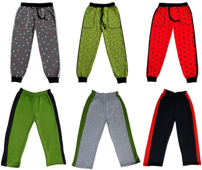 IndiWeaves Track Pant For Boys & Girls(Multicolor, Pack of 6)