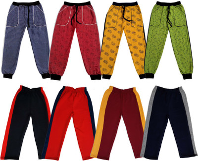 IndiWeaves Track Pant For Boys & Girls(Multicolor, Pack of 8)