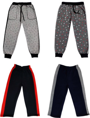 IndiWeaves Track Pant For Boys & Girls(Multicolor, Pack of 4)