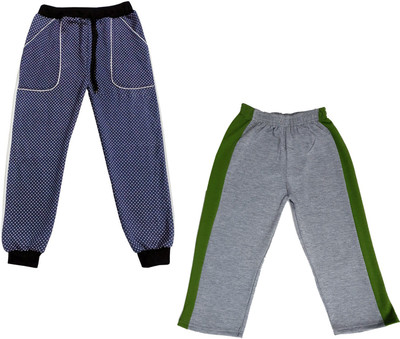 IndiWeaves Track Pant For Boys & Girls(Multicolor, Pack of 2)