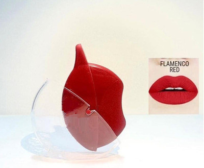 YAWI HIGH QUALITY VELVET SMOOTH SOFT APPLE SHAPE LIPSTICK(FLAMENCO RED, 2 g)