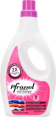 Pfroziel liquid detergent (1L) With Fabric conditioner. For Front load machine . Fresh Liquid Detergent(1 L)