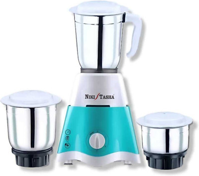 NIKI TASHA by NIKI TASHA PRO 500 W Mixer Grinder(3 JAR GREEN PRO | 3 Jars | Green)
