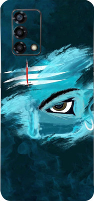 Mclaxa Third Eye Back Mobile Skin, Third Eye, Oppo F19S Mobile Skin(Third Eye Multicolour Skin With Super Matte Finish)