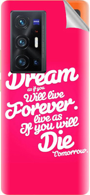 Snooky Vivo X70 Pro Plus Mobile Skin(Pink)