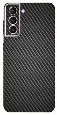 BugguSkin SAMSUNG GALAXY S21 FE, Samsung Galaxy S21 FE 5G, samsung galaxy s21 fe Mobile Skin(Ultra Super Jade Black Carbon Fiber Skin With High Matte Finish.)