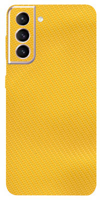 BUGGU SAMSUNG GALAXY S21 FE Mobile Skin(Ultra Super Bumble bee Yellow Carbon Fiber Skin With High Matte Finish.)