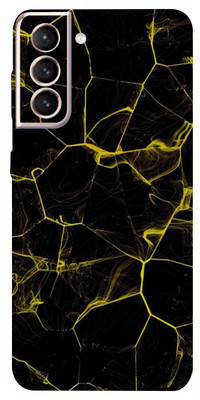 BugguSkin SAMSUNG GALAXY S21 FE, Samsung Galaxy S21 FE 5G Mobile Skin(Ultra Super Thunderstorm Black Abstract Skin With High Matte Finish.)