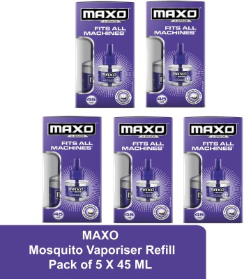 Maxo 8902102197522 Mosquito Vaporiser Refill(5 x 45 ml)