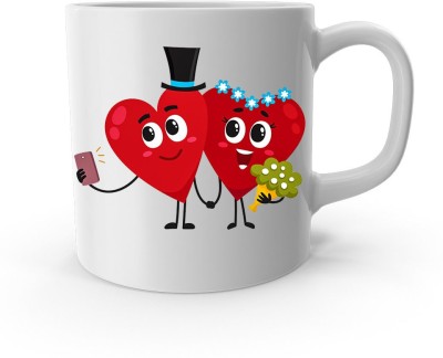 Product GuruJi Best Valentine Day Ceramic Coffee Mug(400 ml)