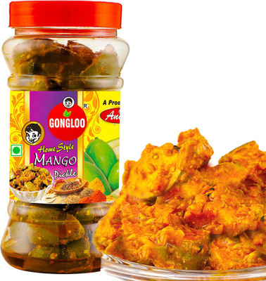 GONGLOO Homemade Mango Pickle | Ready to Eat Aam ka Achar | 400 GM Mango Pickle(400 g)