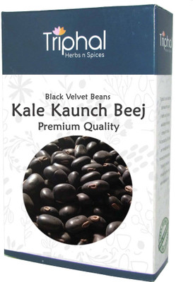 Triphal Kaunch Beej Kale – Black Velvet Beans – Mucuna Pruriens | Whole Seed(800 g)