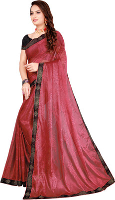 Divastri Printed Bollywood Art Silk Saree(Red)