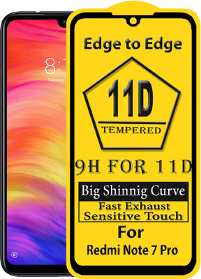 calosc Edge To Edge Tempered Glass for Xiaomi Redmi Note 7 Pro, Redmi Note 7, Redmi Note 7s With Easy Installation kit(Pack of 1)