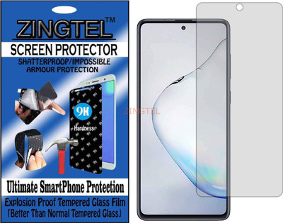 ZINGTEL Impossible Screen Guard for SAMSUNG GALAXY NOTE10 LITE(Pack of 1)