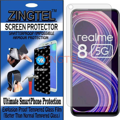 ZINGTEL Impossible Screen Guard for REALME RMX3241(Pack of 1)