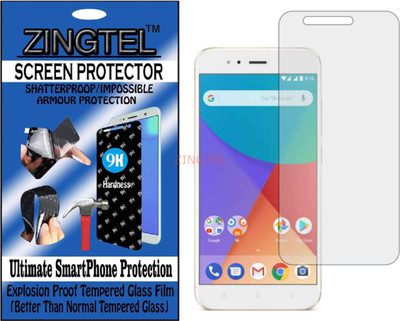ZINGTEL Impossible Screen Guard for Mi A1(Pack of 1)